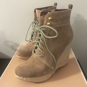 Michael Kors Jada Ankle Boot Wedge 9.0